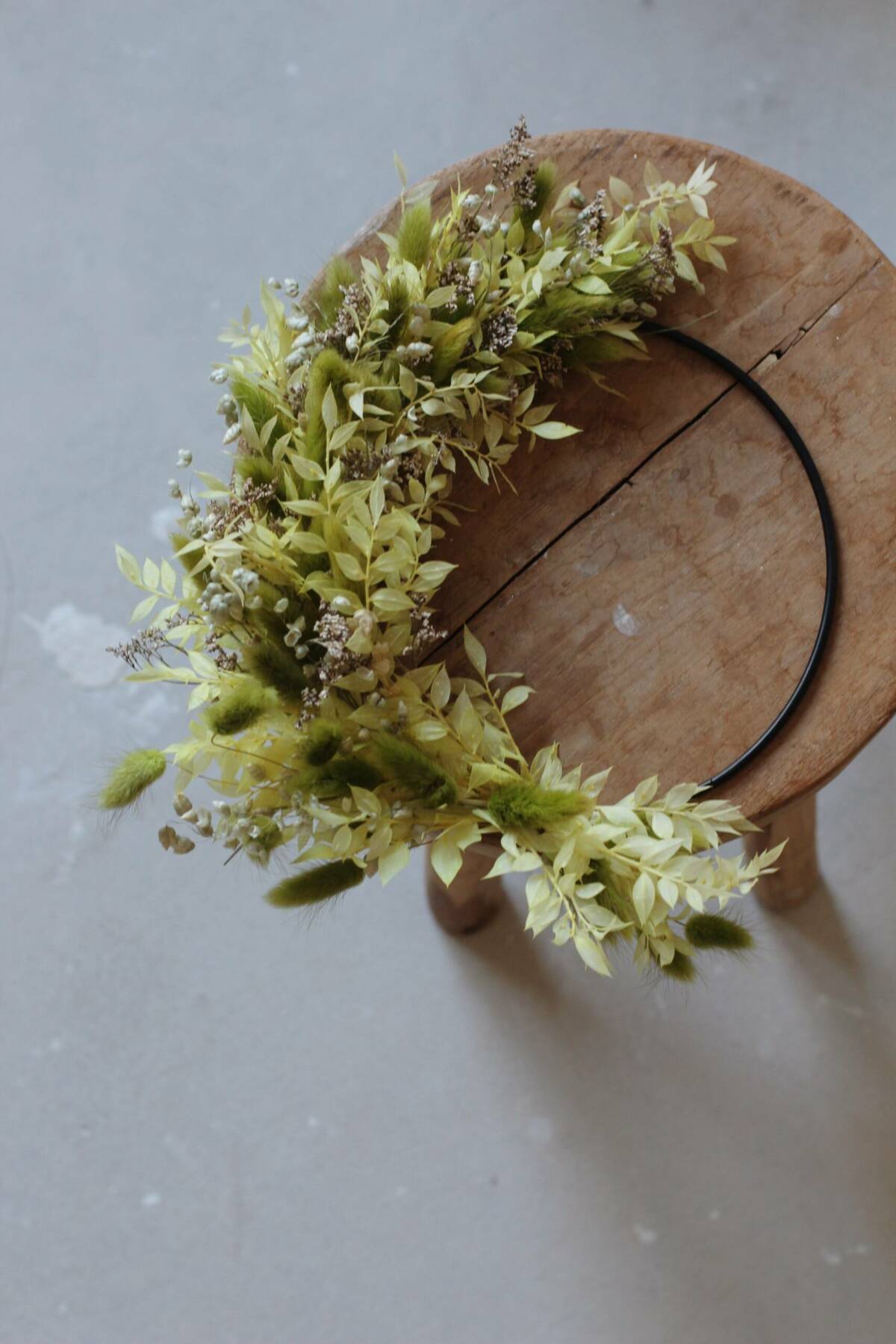 Couronne de fleurs séchées – Image 2