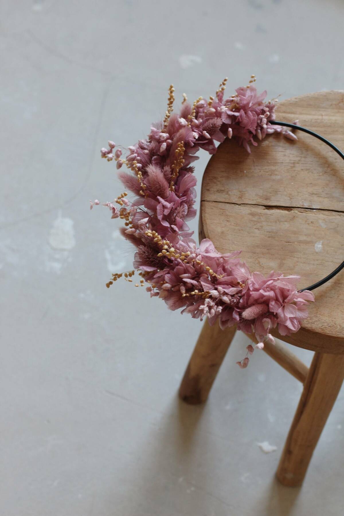 Couronne de fleurs séchées – Image 11