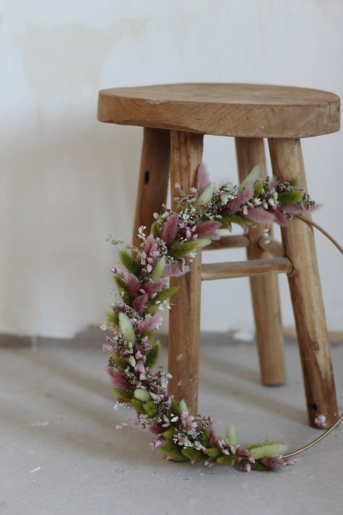 Couronne de fleurs séchées – Image 13