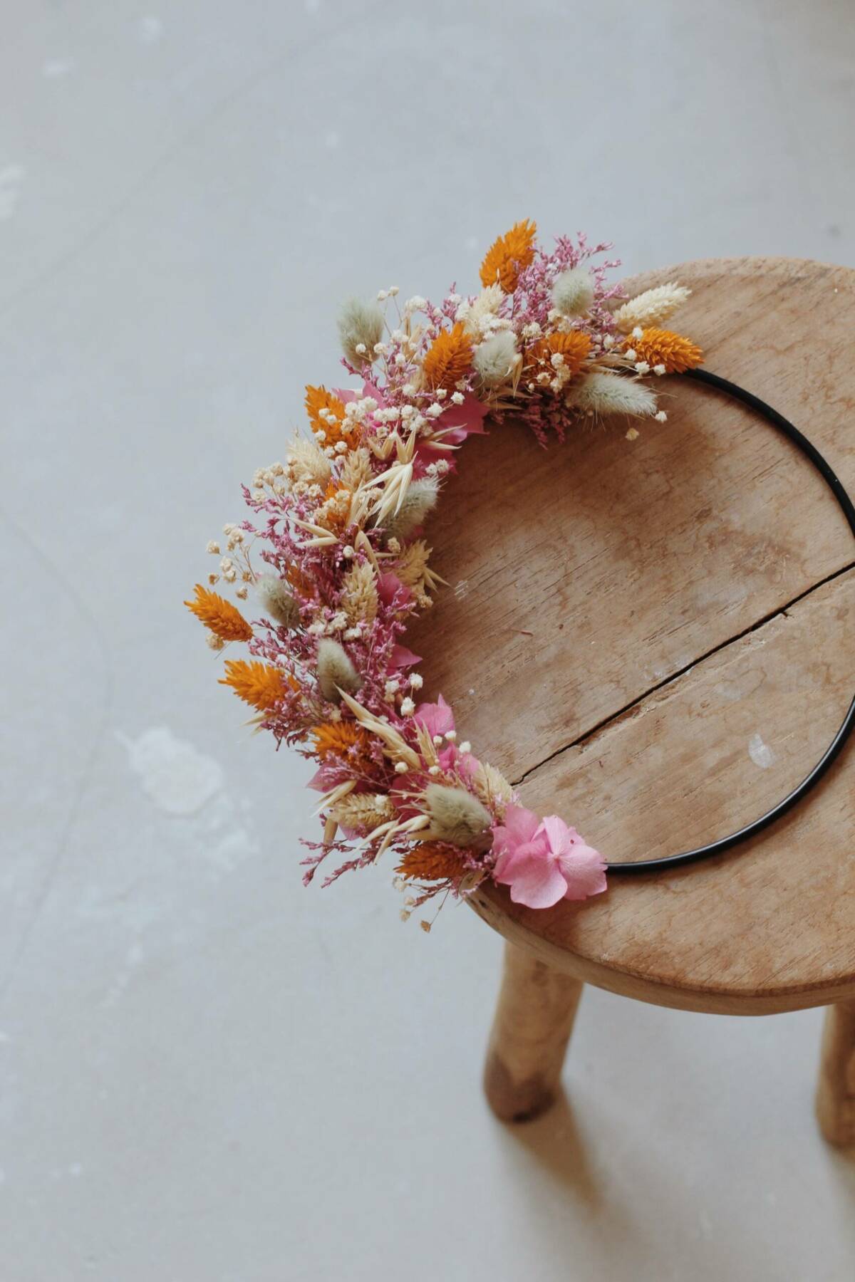 Couronne de fleurs séchées – Image 14