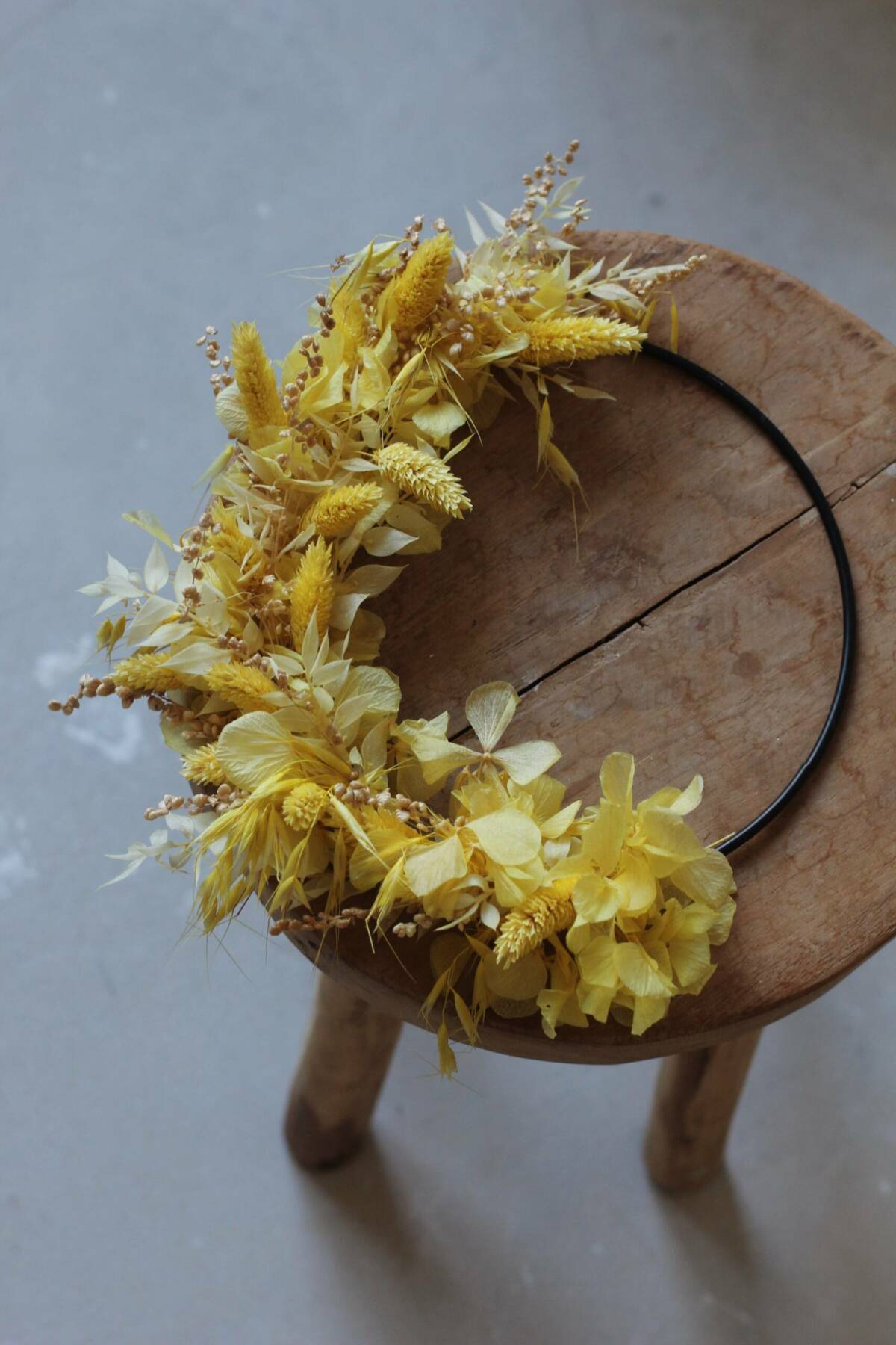 Couronne de fleurs séchées – Image 15