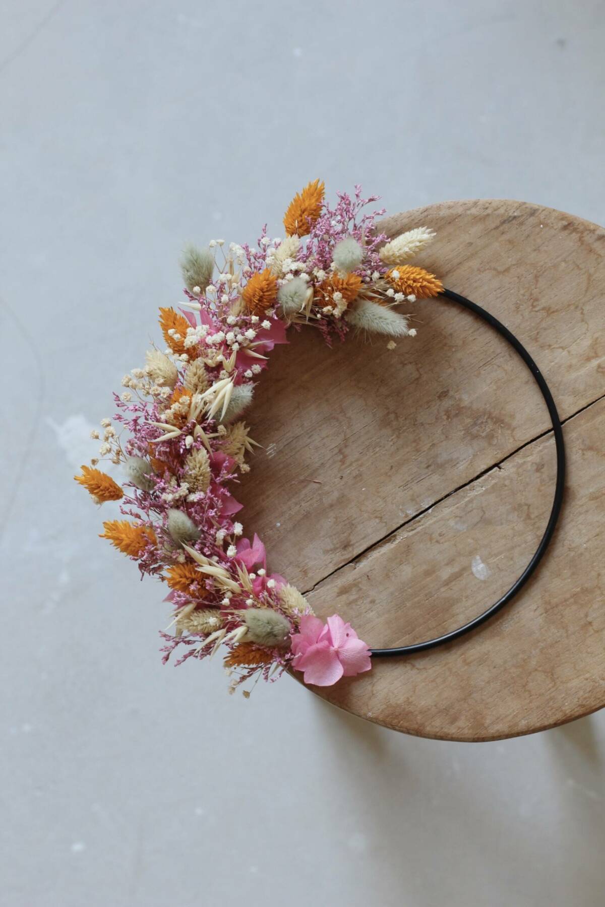 Couronne de fleurs séchées – Image 16