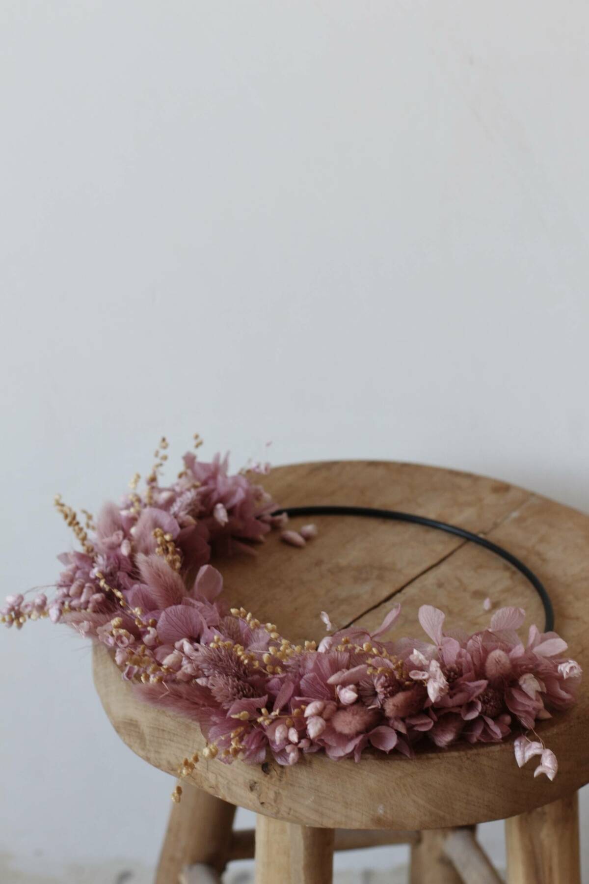 Couronne de fleurs séchées – Image 17