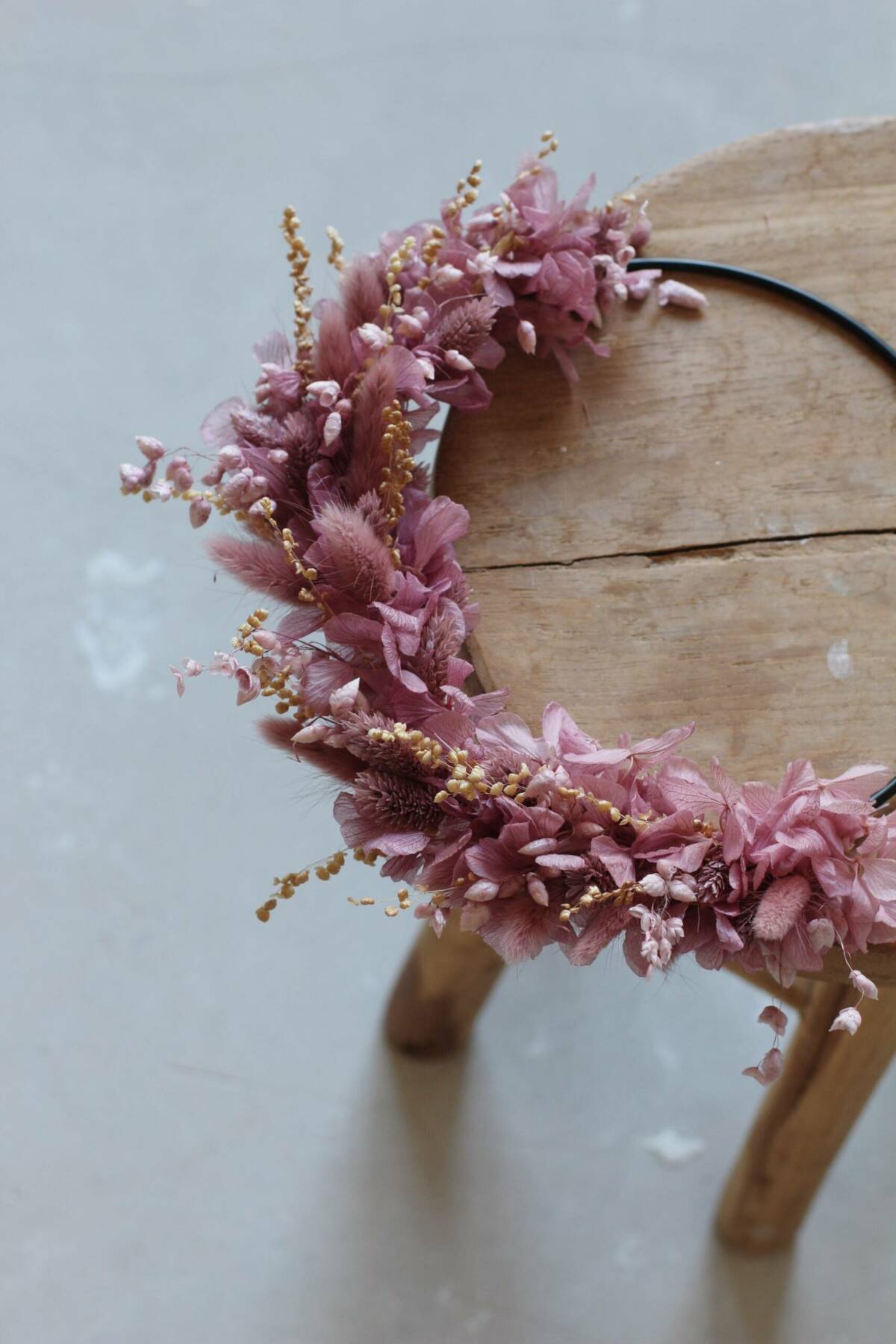 Couronne de fleurs séchées – Image 18