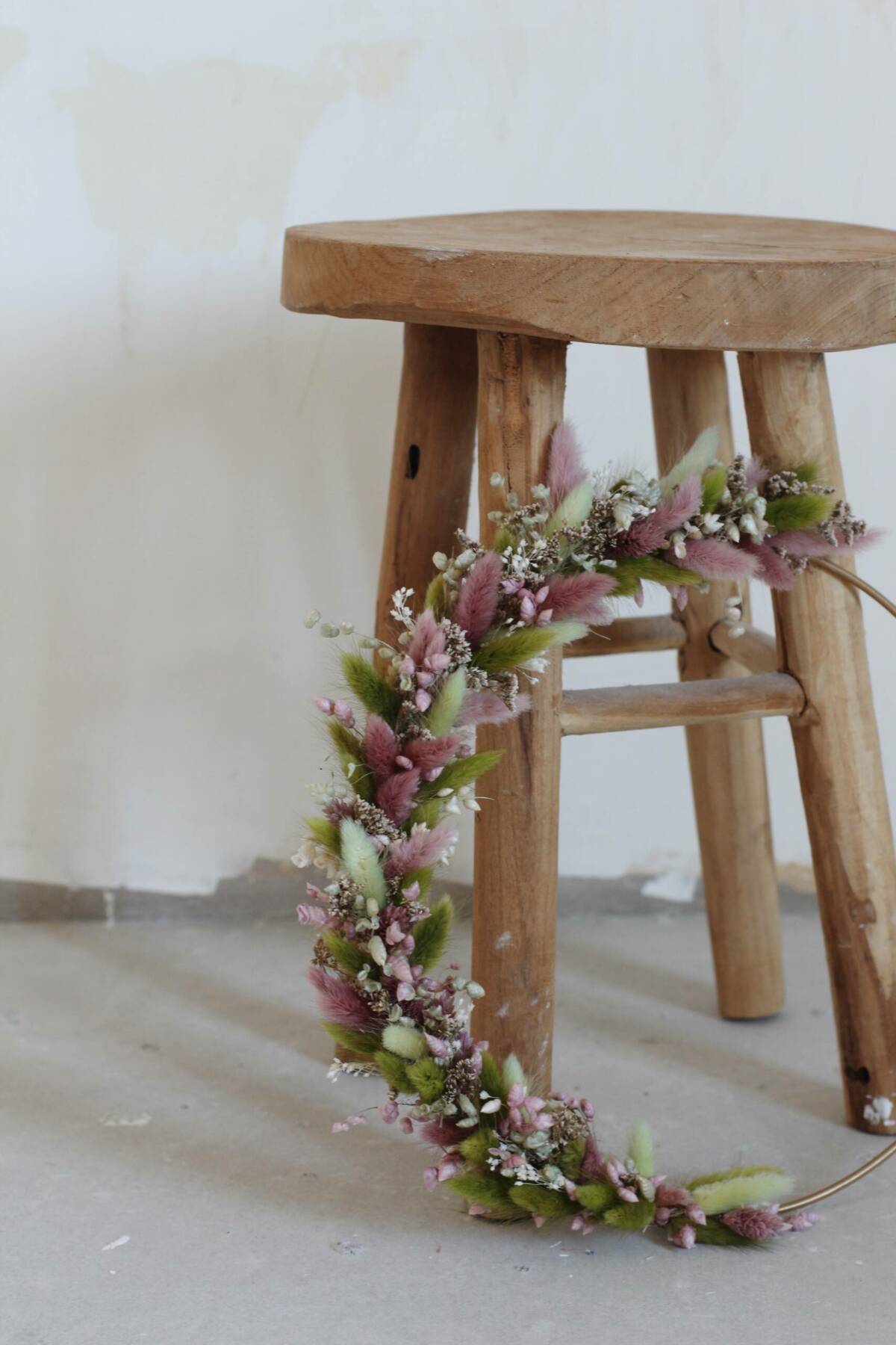 Couronne de fleurs séchées – Image 19