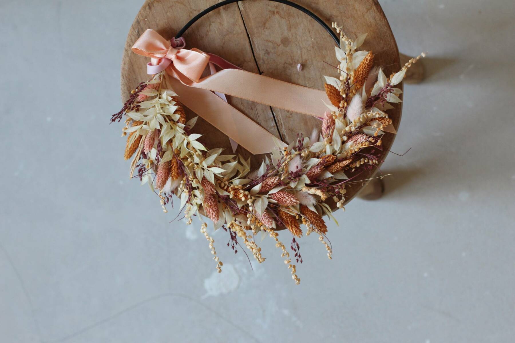 Couronne de fleurs séchées – Image 20