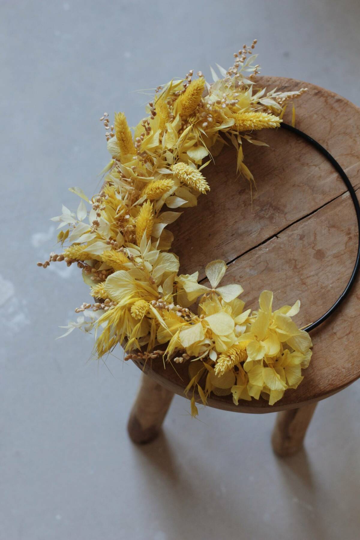 Couronne de fleurs séchées – Image 21