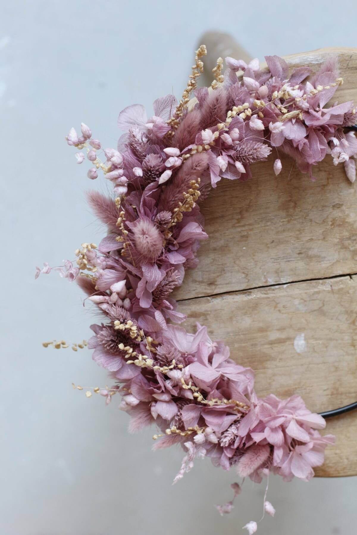 Couronne de fleurs séchées – Image 4