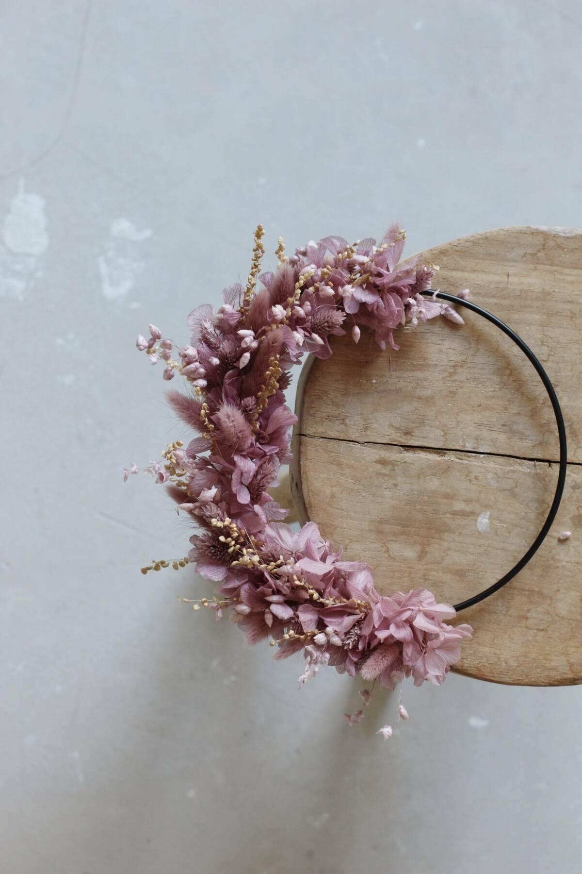 Couronne de fleurs séchées – Image 6