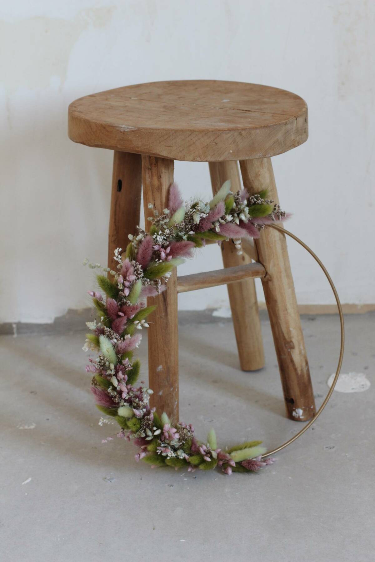 Couronne de fleurs séchées – Image 9
